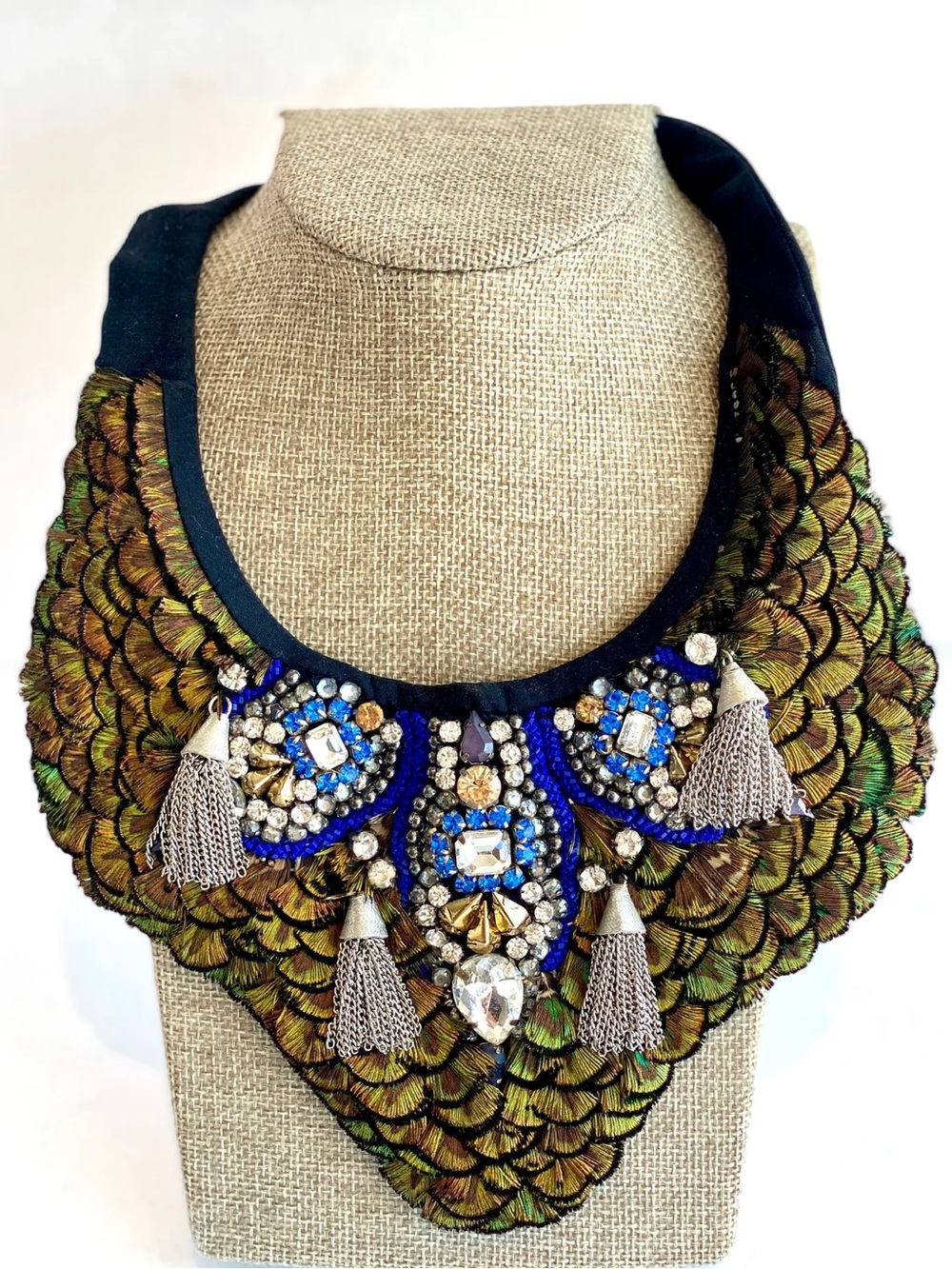Mignonne Gavigan peacock scarf
